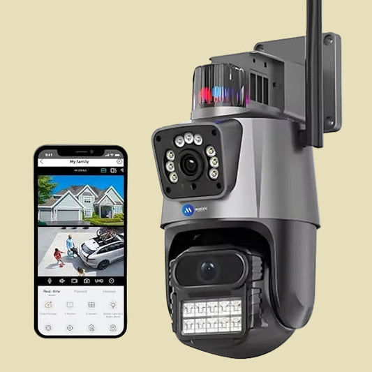 DualView Pro 10MP WiFi Spoljna Sigurnosna Kamera sa Dva Objektiva