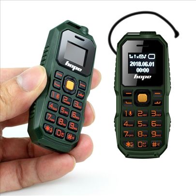 HOPE M60 Voice Changer Dual SIM – Mini Mobilni Telefon (Zeleni)