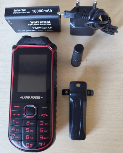 Robusni Land Rover mobilni telefon Dual SIM – Baterija 10.000 mAh, snažan zvučnik i odličan signal za nepristupačne terene